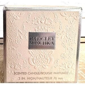 Rare Badgley Mischka Scented Candle 3" New in Box Vintage Bougie Parfumee